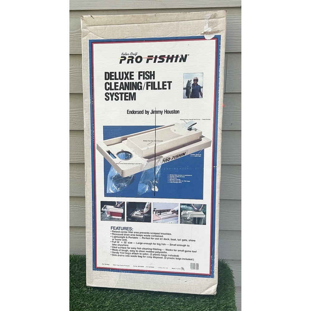 Koler- Craft PRO FISHIN Deluxe Fish Cleaning/Fillet‎ System NOS Fathers Day